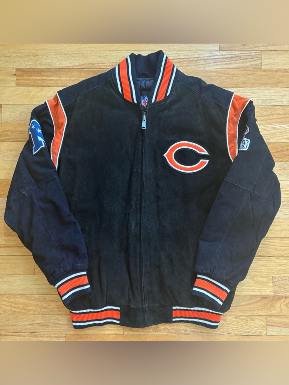 Vintage Chicago Bears NFL G-III Varsity Jacket Coat Men’s Size L